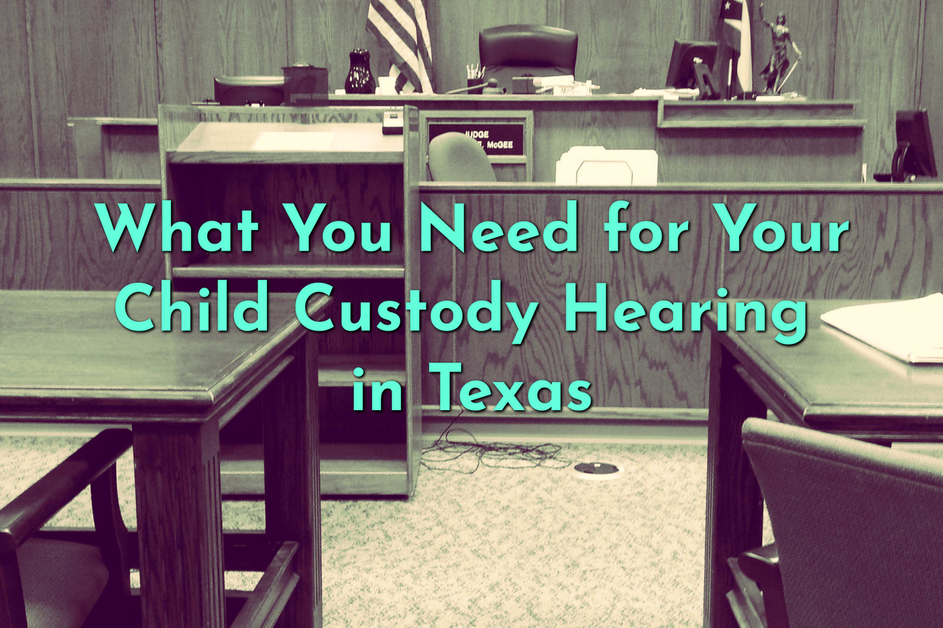 What to Bring to a Child Custody Hearing in Texas