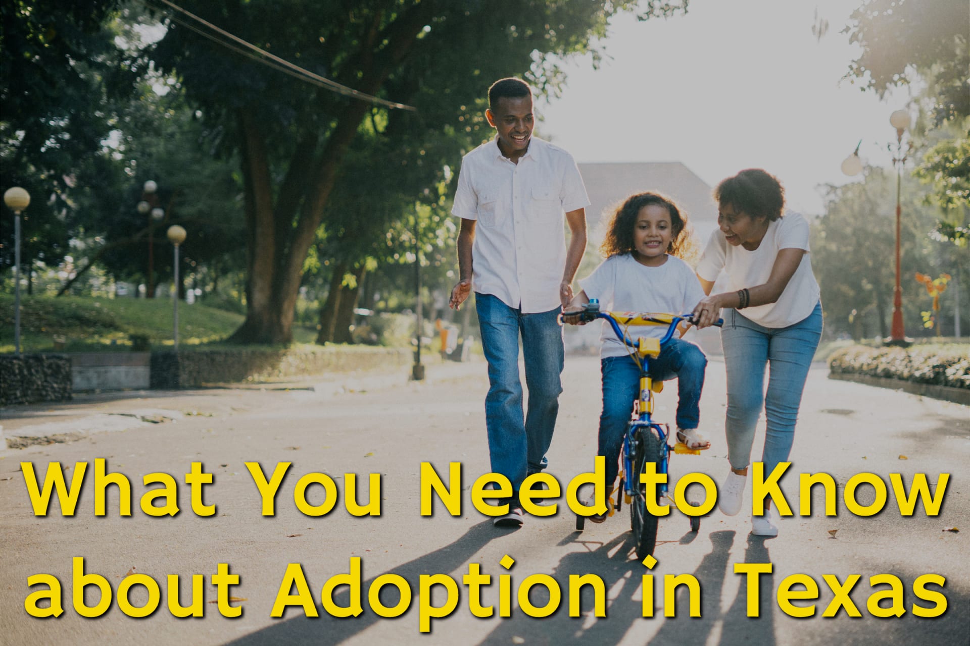 A family made possible through adoption in Texas